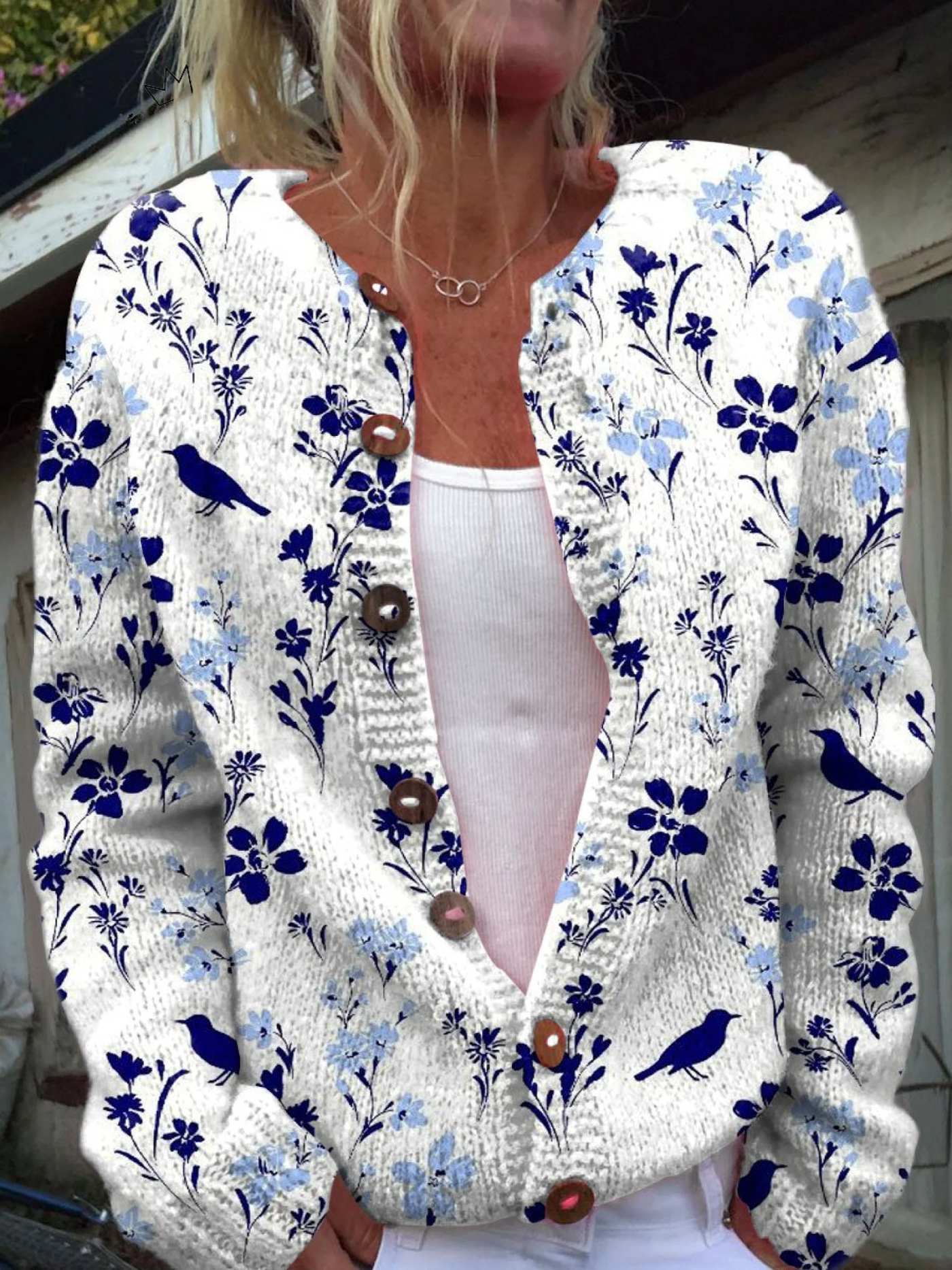 Anne – Ležérny kvetinový kardigán pre chladnejšie dni 5