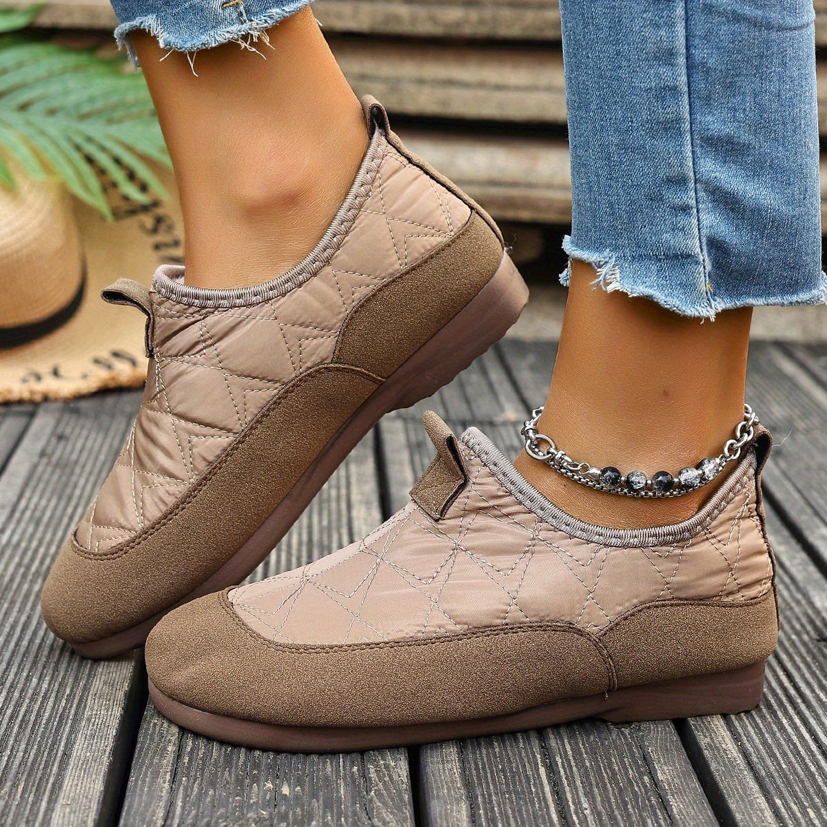 Gwendolin – Dámske zimné nazúvacie topánky s teplou flísovou podšívkou