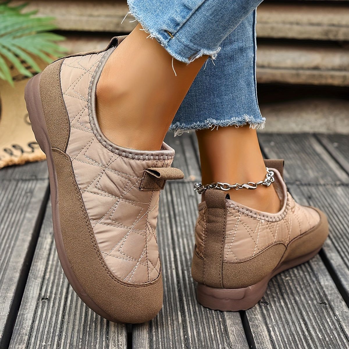 Gwendolin – Dámske zimné nazúvacie topánky s teplou flísovou podšívkou