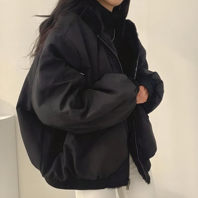 Maelis – Obojstranná teddy bunda s kapucňou